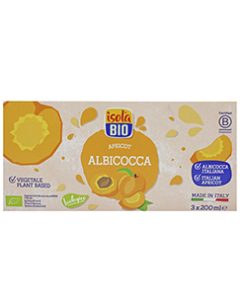 Sumo de Alperce Biológico Pack 3x200ml ISOLA BIO