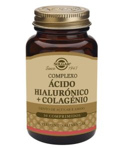 Acido Hialurónico+Colagénio 30cp Solgar