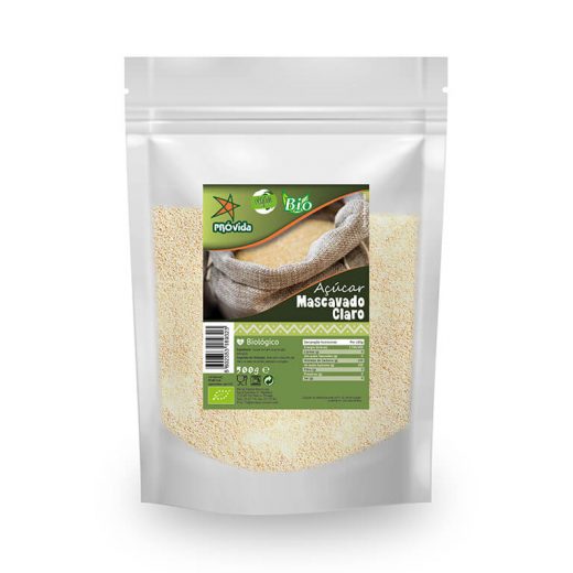 Açúcar Mascavado Claro Bio 500gr Provida