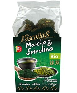 Biscoitos Matcha e Spirulina 220gr Provida