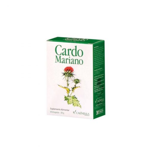 Cardo Mariano 60 drageias Calêndula