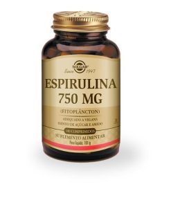 Espirulina 750mg Solgar