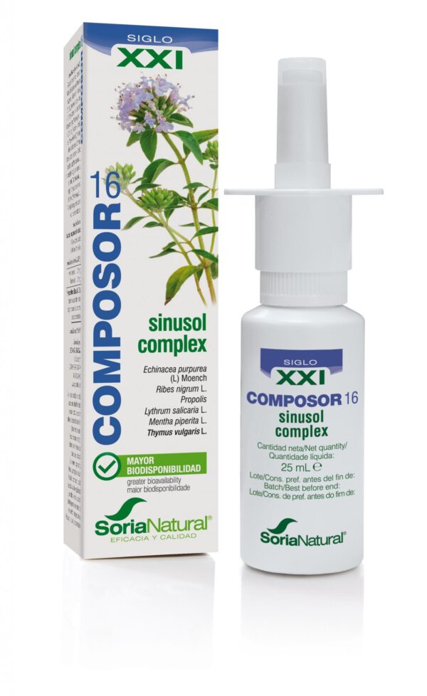 Composor 16 Sinusol Complex 25ml Soria Natural