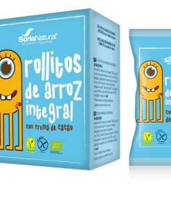 Rolitos Arroz Creme Avelã Bio 25gr Soria Natural