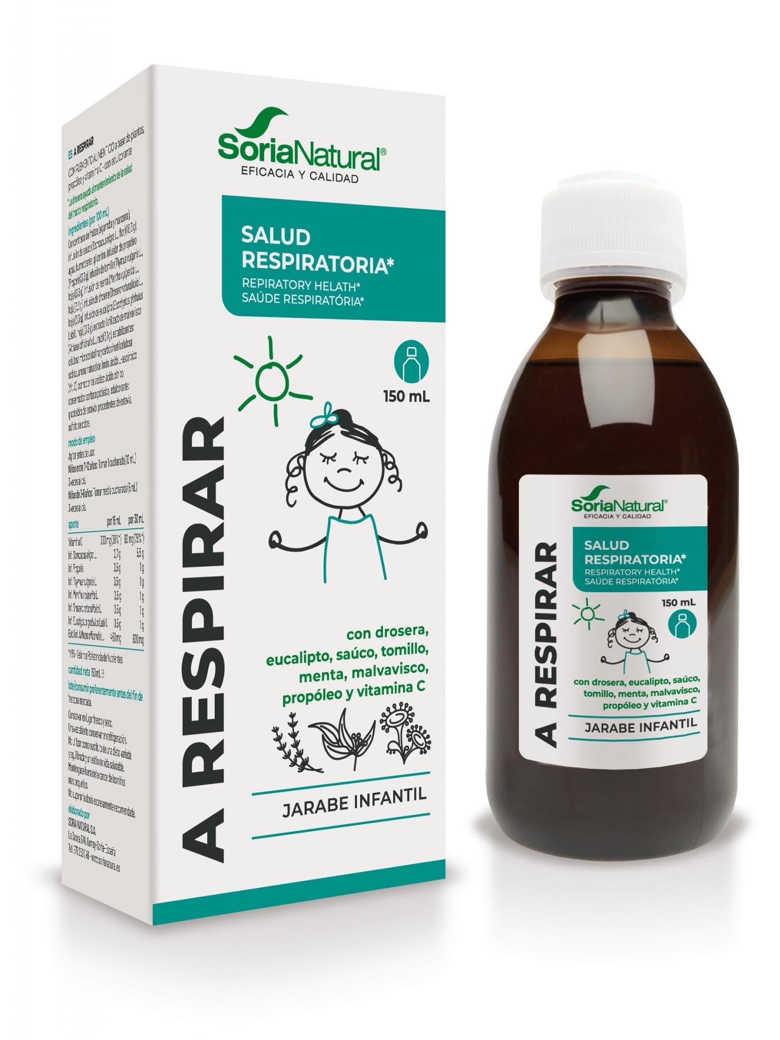 Xarope Infantil Respiração 150ml Soria Natural