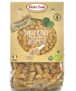 Fusilli Grão Bico s/glúten Bio 250gr Dalla Costa