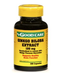 Ginkgo Biloba 120mg 100 cápsulas Good Care
