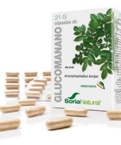 Glucomanano Konjac 60 cápsulas Soria Natural