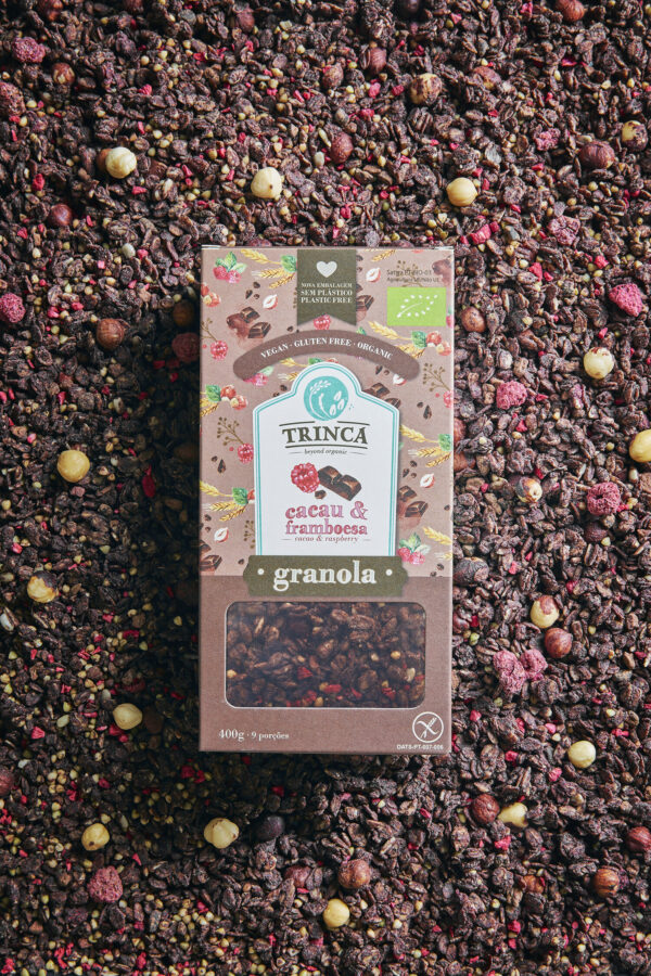 Granola Cacau e Framboesa Bio 400gr Trinca