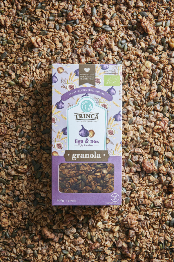 Granola Figo e Noz Bio 400gr Trinca