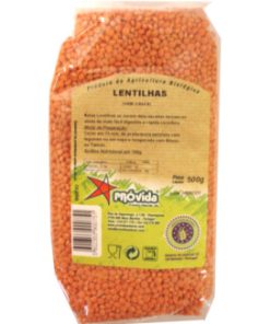 Lentilhas sem casca Bio 500gr Provida