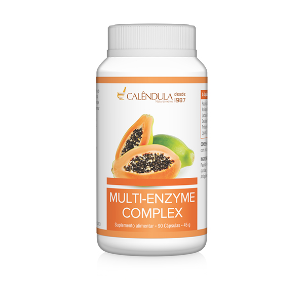 Multi-Enzyme Complex 90 cápsulas Calêndula