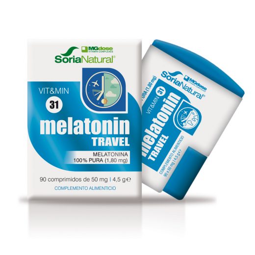 Melatonina Travel 90 comp Soria Natural