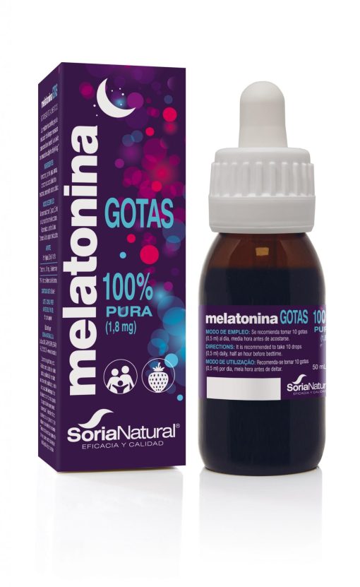 Melatonina 50 ml gotas Soria Natural