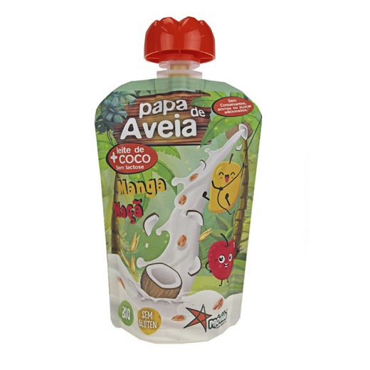Papas Aveia Doypack Manga/Maçã s/glúten Bio 100gr Provida
