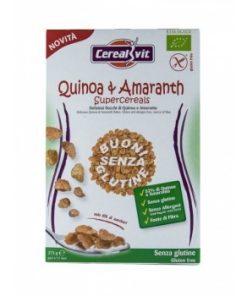 Quinoa e Amaranto sem Glúten Bio 375gr Cereal Vit