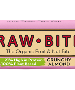 Barra Proteína e Amêndoa Crocante Bio 50gr Raw-Bite