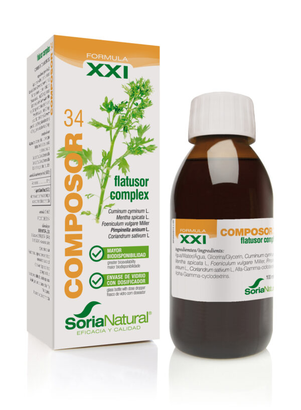 Composor 34 Flatusor Complex 100ml Soria Natural