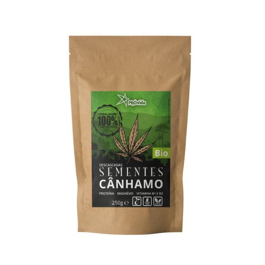 Sementes Cânhamo Descascadas Bio 250gr Provida