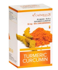 Turmeric Curcumin 60 cápsulas Calêndula