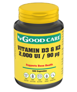 Vitamina D3+K2 2000UI+90mg 120 caps Good Care
