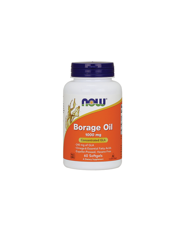 Borragem Oleo 1000mg 60 cápsulas NOW