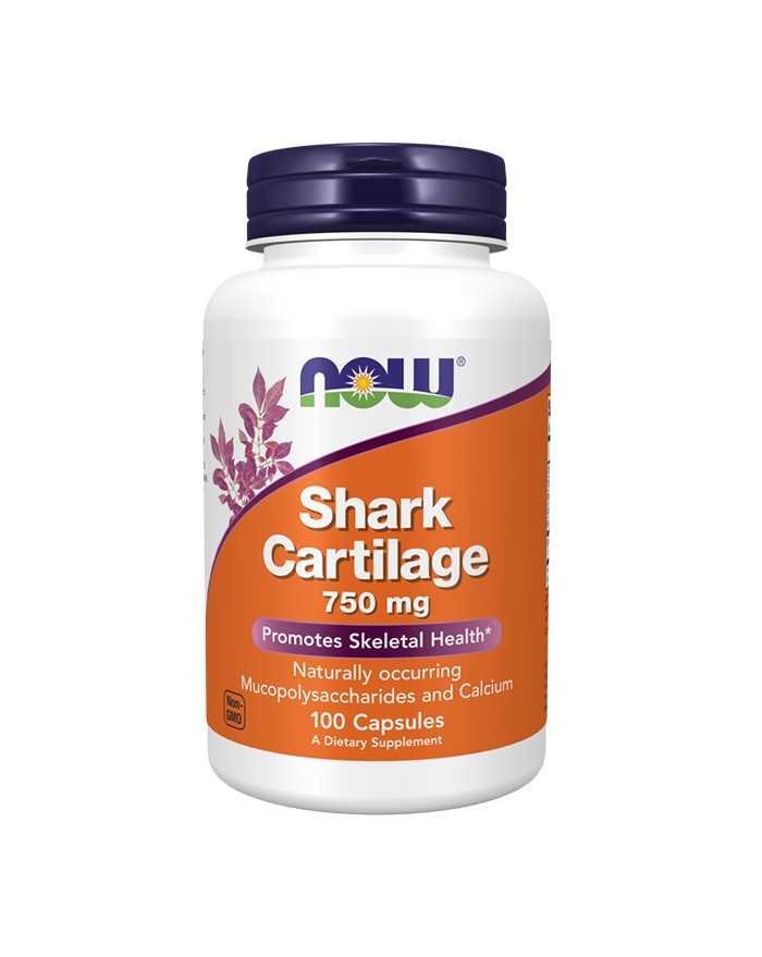 Cartilagem de Tubarão 100caps 750mg NOW