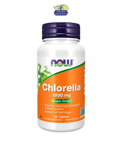 Clorella 1000mg 60 comp NOW