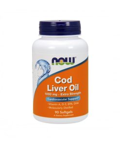 Cod Liver Oil 1000mg 90caps NOW