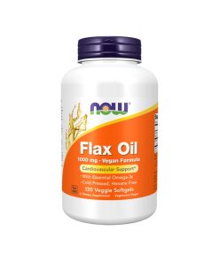 Flax Oil Oleo Linhaça 1000mg 120 cápsulas NOW