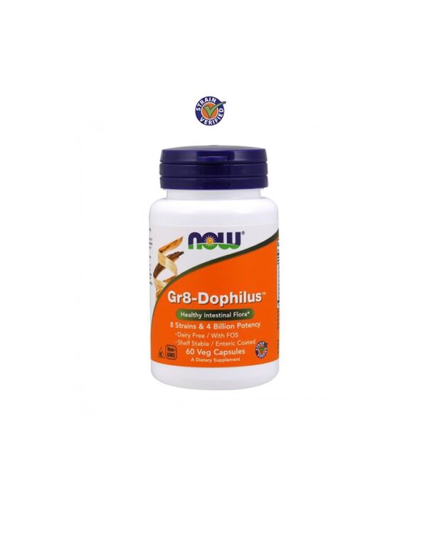 GR8 Dophilus 60 capsulas NOW