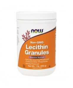 Lecitina Soja Grânulos 453gr NOW