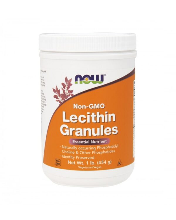 Lecitina Soja Grânulos 453gr NOW