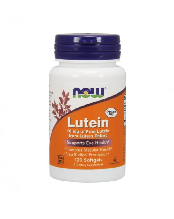 Luteína 10mg 60 cápsulas NOW