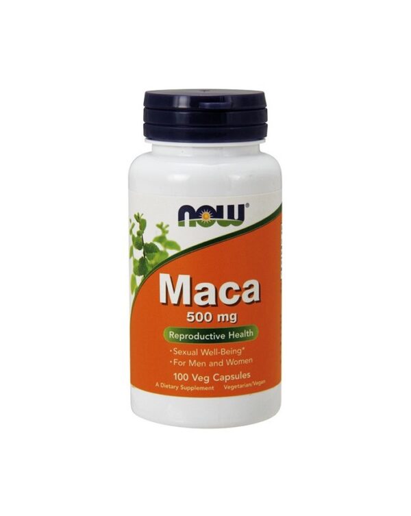Maca 500mg 100 capsulas NOW