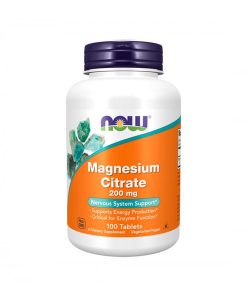 Magnésio Citrato 200mg 100 comp NOW