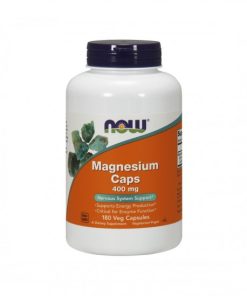 Magnesium 400mg 180 caps NOW