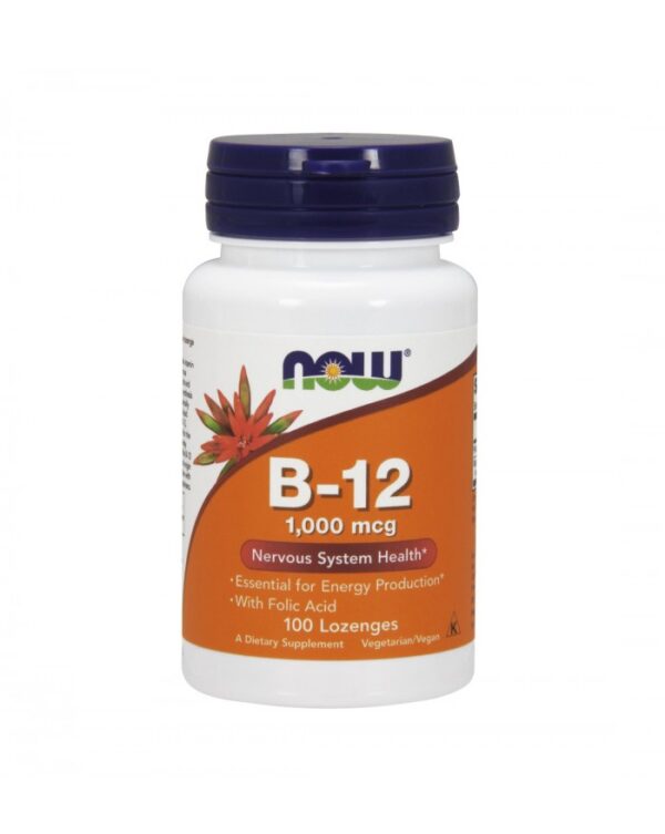 Vitamina B12 1000mcg 100cp NOW