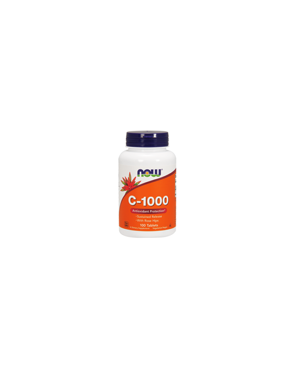 Vitamina C 1000mg RH 100comp NOW