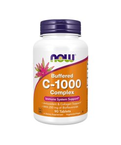 Vitamina C Calcium Ascorbate 1000mg 90 comp NOW