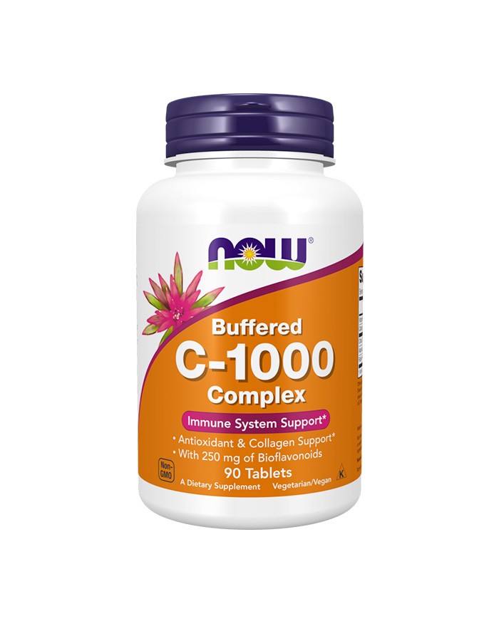 Vitamina C Calcium Ascorbate 1000mg 90 comp NOW
