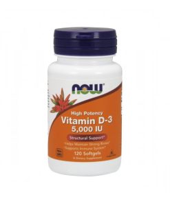 Vitamina D3 5000UI 120caps NOW